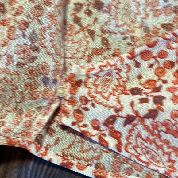 Gap BNWT Linen Wrap Top - Picture 3 of 5